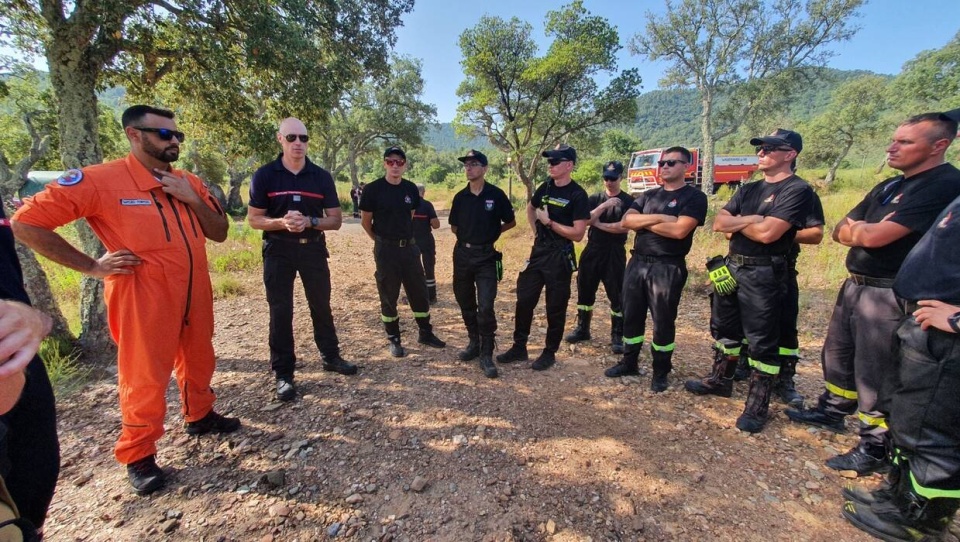 Polscy strażacy w Grecji, Twitter PSP