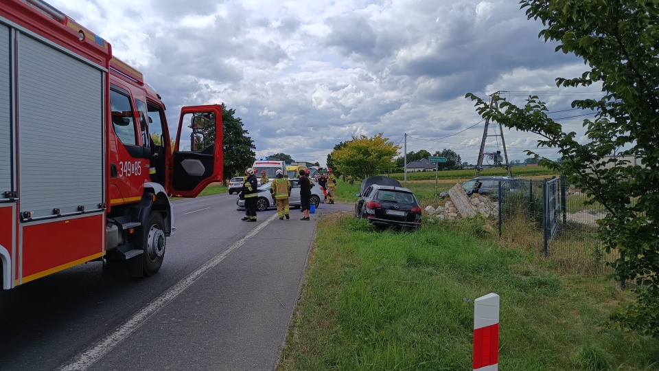 Jeden z kierowców wymagał interwencji helikoptera LPR/fot: Maciej Wilkowski