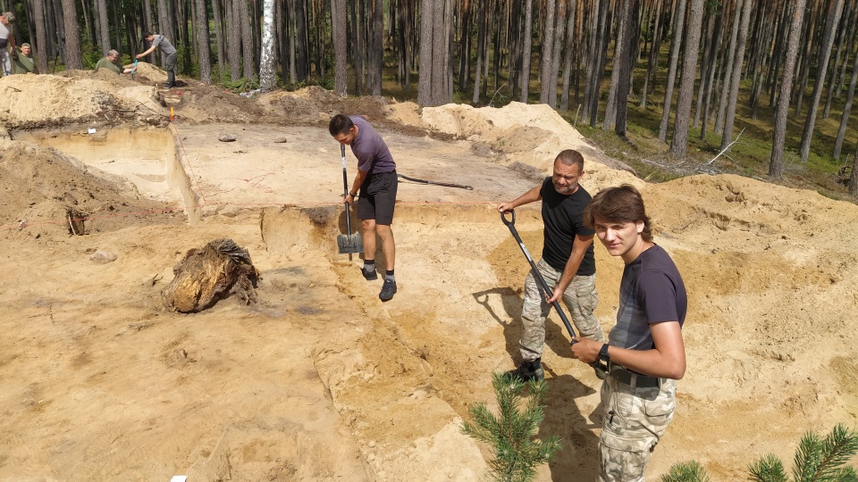 Archeolodzy pracują na terenie Wdeckiego Parku Krajobrazowego/fot: Marcin Doliński