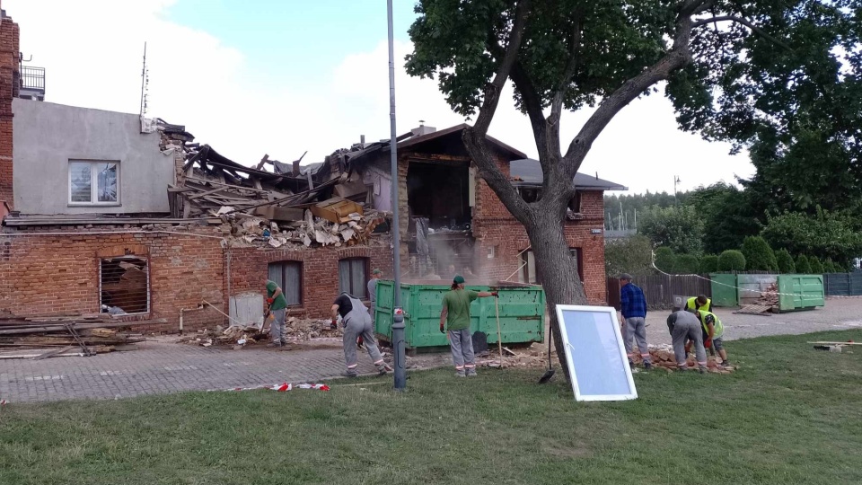 Toruńska prokuratura umorzyła śledztwo w sprawie wybuchu gazu, który zniszczył w sierpniu budynek w Chełmży. Sprawca tego zdarzenia zmarł w wyniku odniesionych obrażeń /fot: Michał Zaręba/archiwum