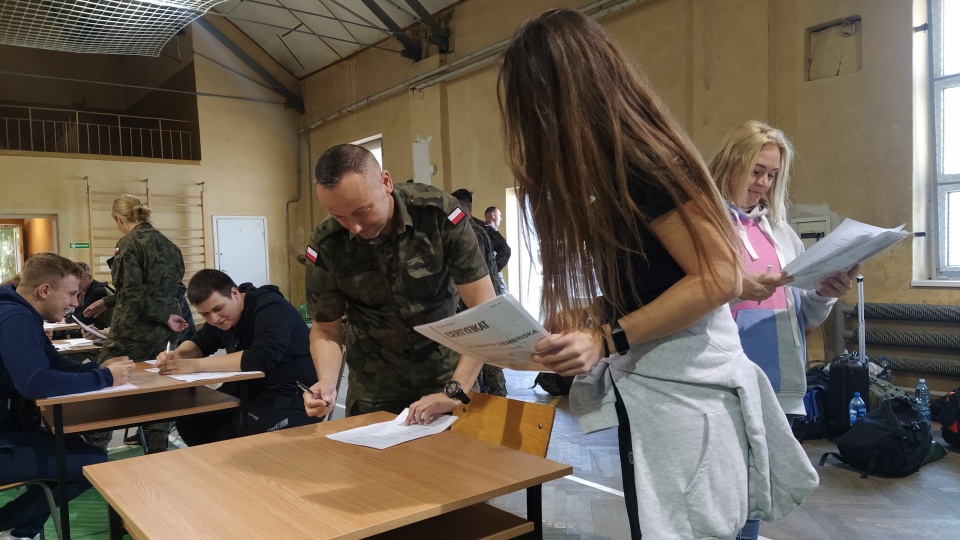 W Grudziądzu blisko 250 ochotników zostało wcielonych do WOT, gdzie przejdą podstawowe szkolenie/fot: Marcin Doliński