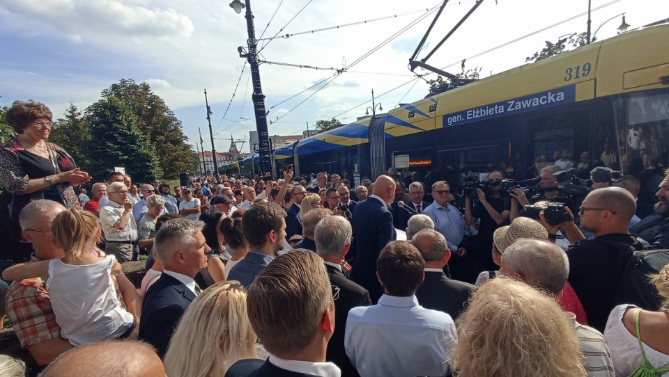 Otwarcie nowej trasy tramwajowej w Toruniu/fot. Monika Kaczyńska