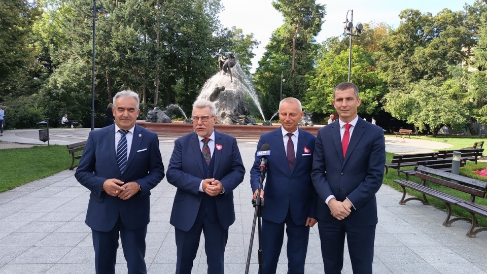 Od lewej: Ryszard Bober, Andrzej Kobiak, Ryszard Brejza i Krzysztof Kukucki/fot. Maciej Wilkowski