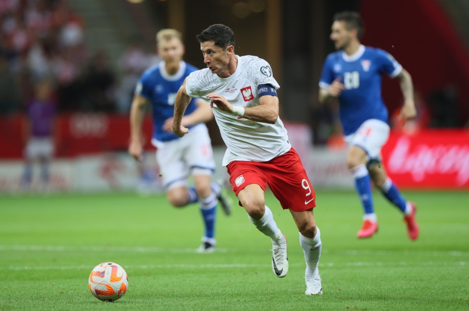 Robert Lewandowski strzelił dwie bramki/fot.: PAP/Leszek Szymański
