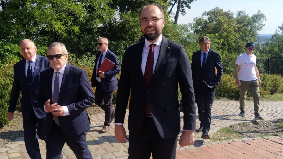 Piotr Gliński i Krzysztof Szczucki ogłosili zmiany dotyczące zamku w Grudziądzu/fot: Marcin Doliński