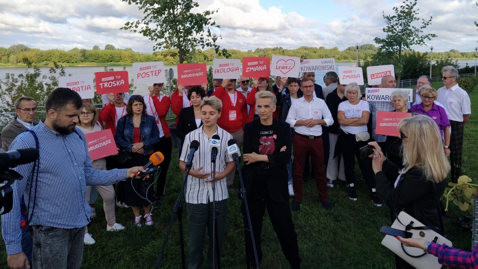 Konferencja Lewicy w Grudziądzu/fot. Marcin Doliński