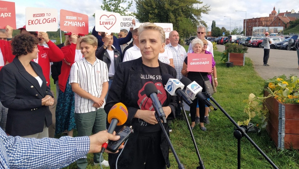 Konferencja Lewicy w Grudziądzu/fot. Marcin Doliński