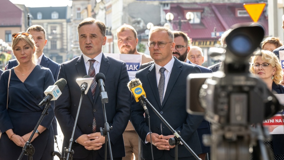 Minister sprawiedliwości Zbigniew Ziobro i Ireneusz Stachowiak/fot. Tytus Żmijewski, PAP