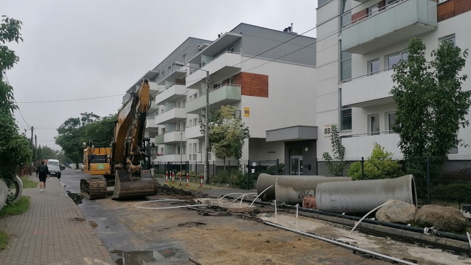 Jedna z wielu inwestycji Wodociągów w Bydgoszczy - przy ul. ks. Skorupki na Szwederowie/fot. mg