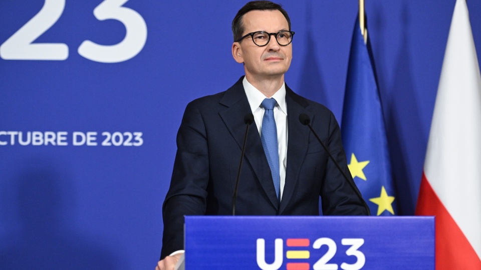 Premier Mateusz Morawiecki po nieformalnym posiedzeniu Rady Europejskiej w Grenadzie/fot. Radek Pietruszka, PAP