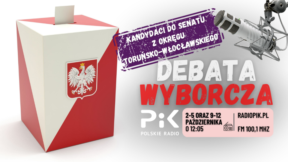 Debata wyborcza z 10 października - Kandydaci do Senatu z okręgu toruńsko-włoclawskiego