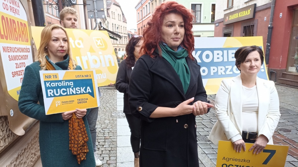 Kandydatki w wyborach z ramienia Polski 2050 Szymona Hołowni, startujące z list Trzeciej Drogi/fot. Monika Kaczyńska