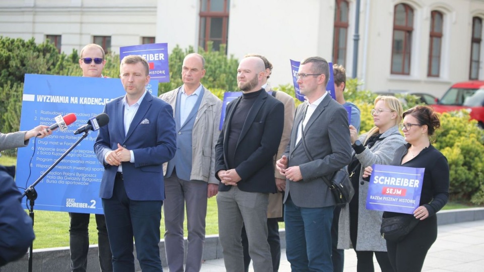 Konferencja ministra Łukasza Schreibera w Bydgoszczy/fot. Jolanta Fischer