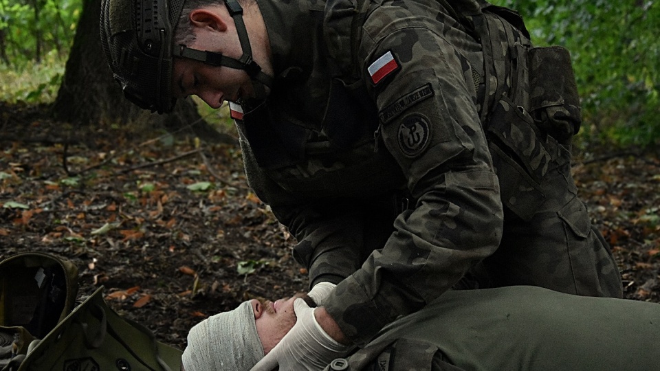 Szkolenie Combat Lifesaver/fot. Centrum Szkolenia Wojsk Obrony Terytorialnej im. kpt. Eugeniusza Konopackiego w Toruniu