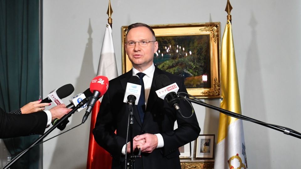 – To były naprawdę bardzo ważne wybory i cieszę się, że oddaliśmy w nich głosy – mówi Andrzej Duda/fot. Andrzej Lange, PAP