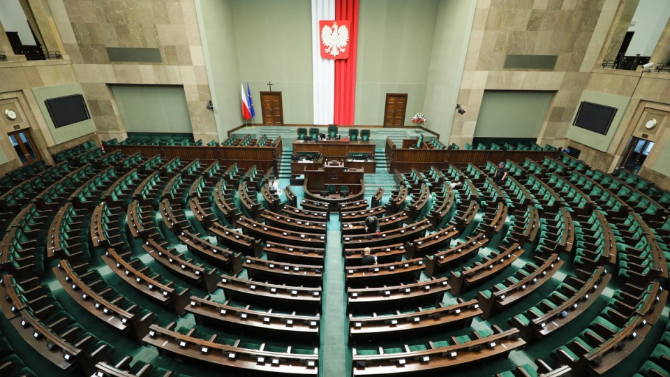 Sala plenarna Sejmu w Warszawie/fot. Paweł Supernak, PAP