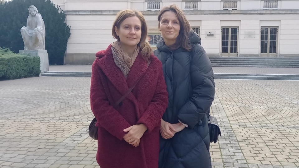 Działaczki Bydgoskiego Alarmu Smogowego: Kamila Gawrońska-Dickson (z lewej) i Alina Rybka/fot. Tatiana Adonis