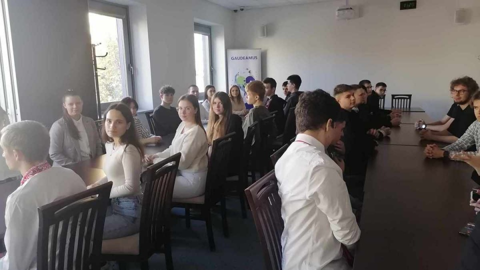 Spotkanie ambasadora ze studentami z Ukrainy/fot. Tatiana Adonis