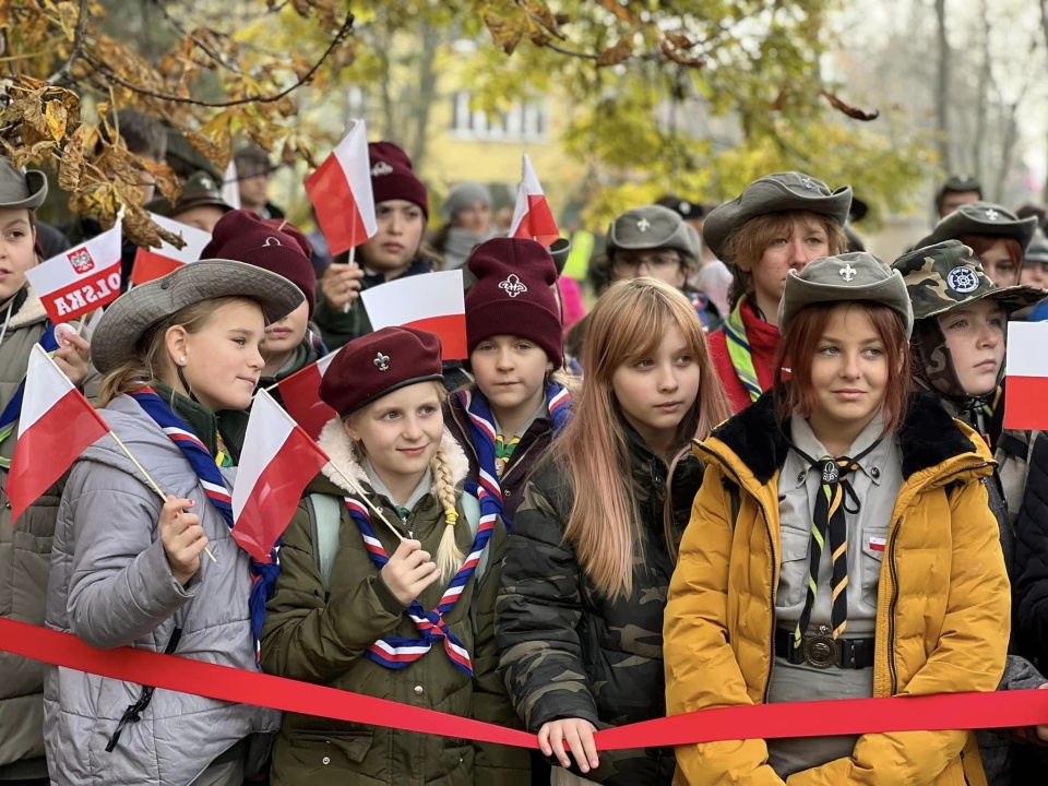 Zgromadzeni na obchodach wojewódzkich, na placu przed Inspektoratem Wsparca Sił Zbrojnych w Bydgoszczy/fot. Inspektorat Wsparcia Sił Zbrojnch w Bydgoszczy, Facebook