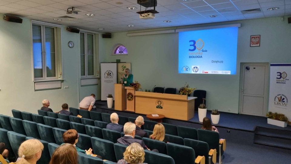 W ramach obchodów 30-lecia Wydziału Nauk Biologicznych UKW rozmawiano o badaniach naukowych i wyzwaniach przed współczesną biologią/fot: Facebook/Uniwersytet Kazimierza Wielkiego