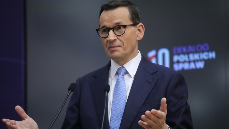 Premier Mateusz Morawiecki/fot. Albert Zawada, PAP