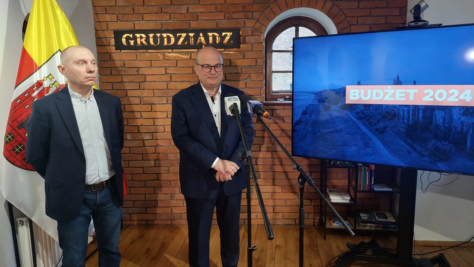 Władze Grudziądza zaprezentowały projekt budżetu miasta na 2024 rok/fot:grudziadz.pl