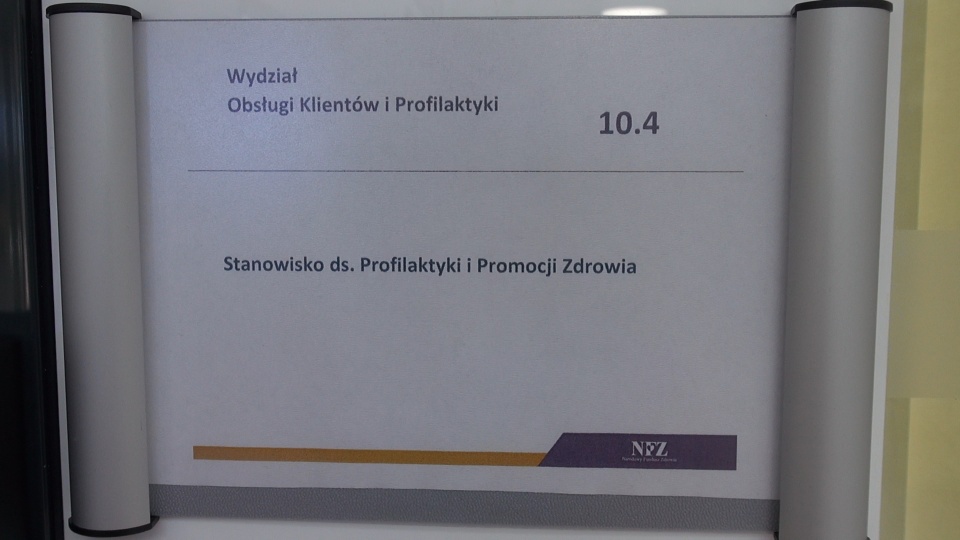 W oddziale NFZ przy ul. Łomżyńskiej Udzielane były porady z zakresu wizyt patronażowych, badań przesiewowych, szczepień obowiązkowych i zalecanych, a także karmienia piersią/ fot. jw