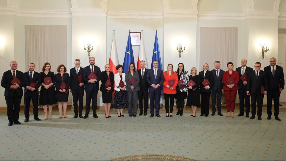 Uroczystość powołania i zaprzysiężenia Rady Ministrów/fot. Paweł Supernak/PAP