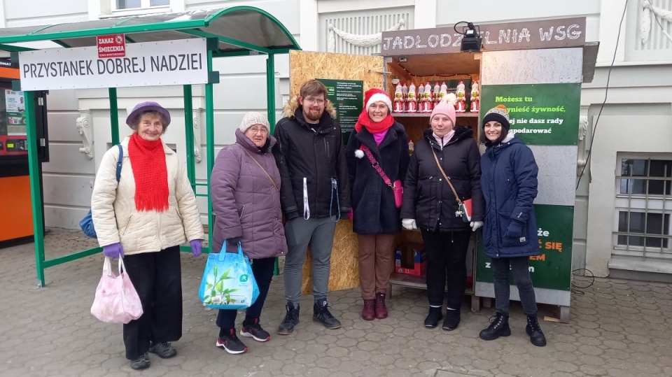 Uruchomienie jadłodzielni WSG przy bydgoskiej Bazylice św. Wincentego à Paulo/fot. Tatiana Adonis