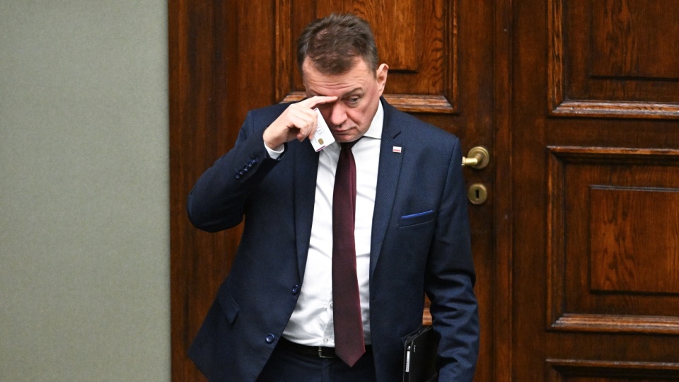 Minister Błaszczak zaznaczył, że liczebność to jest jeden z elementów siły Wojska Polskiego, drugim elementem jest nowoczesna broń/fot: PAP/Radek Pietruszka