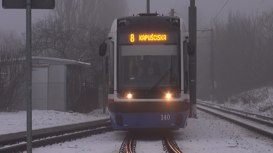 Na ulice Perłową wyjechały tramwaje, które korzystają z nowego torowiska/fot: (jw)