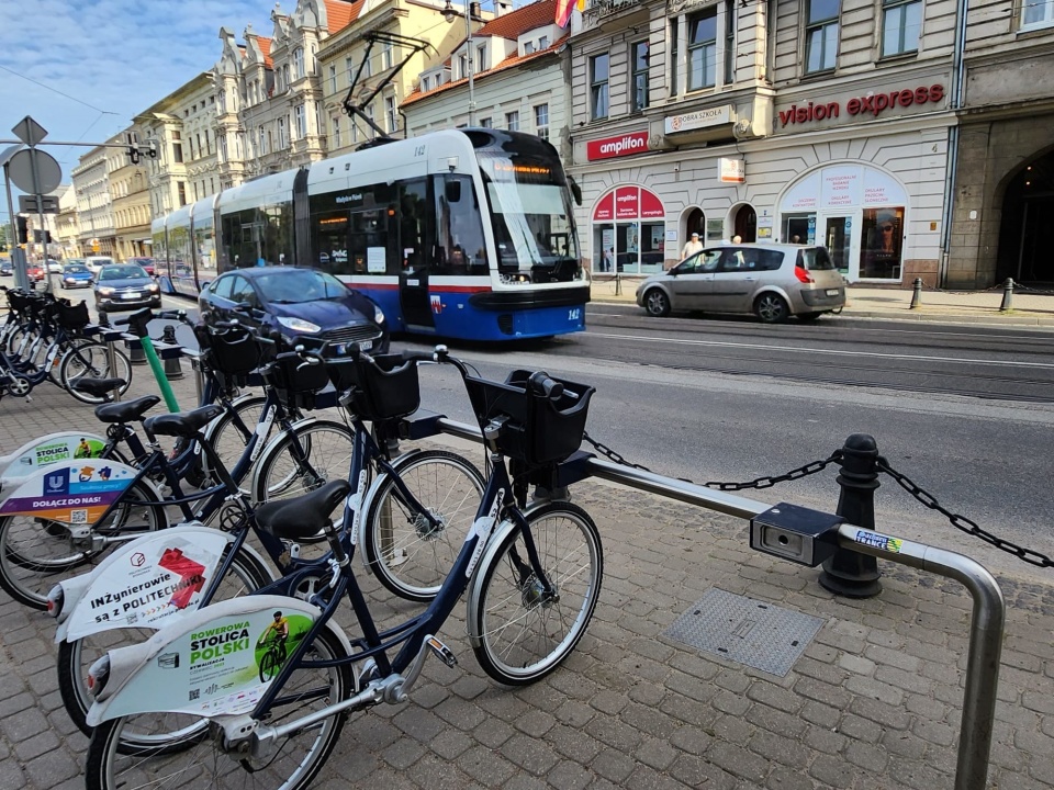Bydgoski Rower Aglomeracyjny liczy 56 stacji i ponad 400 jednośladów/fot. ZDMiKP w Bydgoszczy