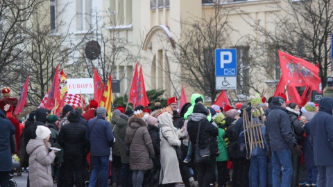 Królowie i kolędnicy wyszli na ulice Bydgoszczy, biorąc udział w Orszaku Trzech Króli/fot: Michał Jędryka