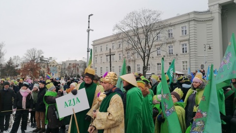 Królowie i kolędnicy wyszli na ulice Bydgoszczy, biorąc udział w Orszaku Trzech Króli/fot: Magdalena Gill