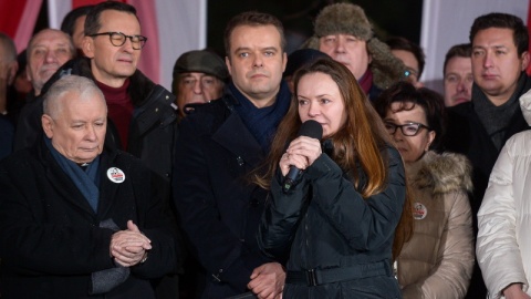 „Protest Wolnych Polaków" w Warszawie/PAP/Marcin Obara