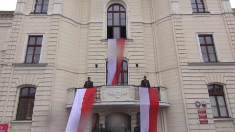 Przekazanie władzy w ręce polskie 20 stycznia 2020 r. Rekonstrukcja z okazji 104. rocznicy powrotu Bydgoszczy do Macierzy (jw)