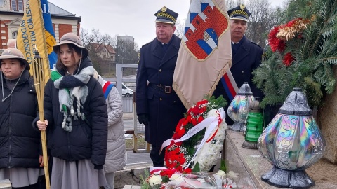 Uroczystość pod pomnikiem Najświętszego Serca Pana Jezusa w Bydgoszczy/fot. Elżbieta Rupniewska