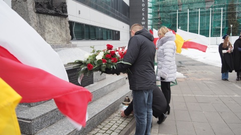 Główne uroczystości odbyły się przy pomniku pułkownika Stanislao Bechiego/fot. Włocławek jak malowany, Facebook
