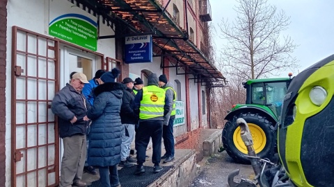 W protest zaangażowali się także rolnicy z Łasina/fot. Marcin Doliński