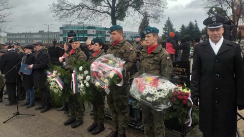 Na cmentarzu przy parafii św. Józefa odbyła się uroczystość związana z 79. rocznicą wyzwolenia Bydgoszczy spod niemieckiej okupacji/fot: Katarzyna Bogucka