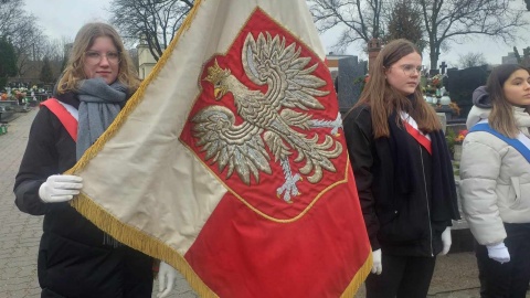 Na cmentarzu przy parafii św. Józefa odbyła się uroczystość związana z 79. rocznicą wyzwolenia Bydgoszczy spod niemieckiej okupacji/fot: Katarzyna Bogucka