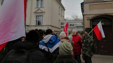 Protest pod siedzibą Polskiego Radia PiK/fot. Monika Siwak