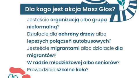 Akcja "Masz Głos" ma być wsparciem do rozmów o współpracy z samorządami/Fot. maszglos.pl