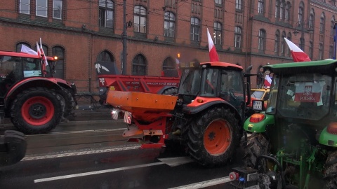 Protest rolników w Bydgoszczy (jw)
