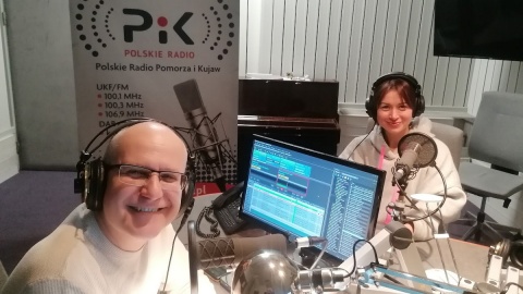 Dziennikarze Daria Kosmala-Szulc i Piotr Majewski/fot. Magdalena Gill
