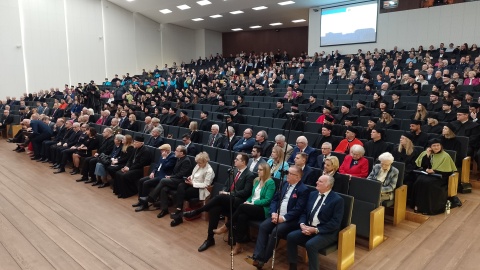 Uhonorowanie prof. Jerzego Bogdana Gajewskiego tytułem doktora honoris causa UMK było głównym punktem obchodów święta uczelni/fot: Michał Zaręba