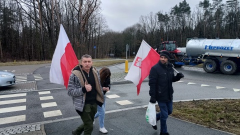 Protest w Tryszczynie/fot. Maciej Wilkowski