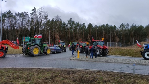 Protest w Tryszczynie/fot. Maciej Wilkowski