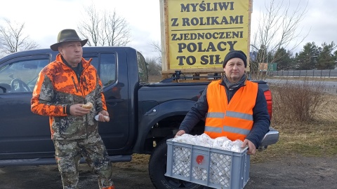 Protest w okolicach Torunia/fot. Monika Kaczyńska