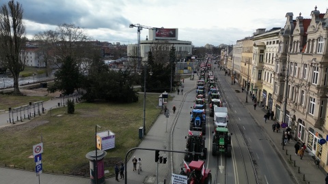 Strajk Rolników (Fot. Dronfor/ jw)